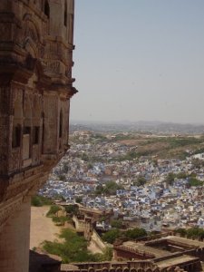 View over Jodhpur from the fort